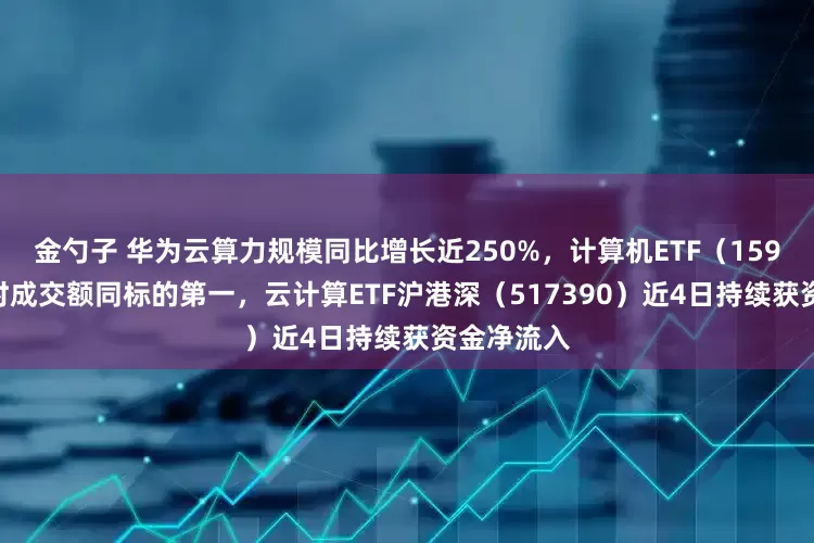 金勺子 华为云算力规模同比增长近250%，计算机ETF（159998）实时成交额同标的第一，云计算ETF沪港深（517390）近4日持续获资金净流入